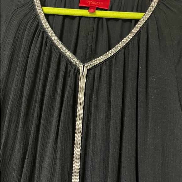 Medium Jennifer Lopez Black&Silver Blouse - Picture 2 of 5